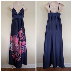 Alice & Trixie Y2K Silk Printed Maxi Dress Small